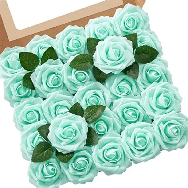 Flores artificiales de rosas