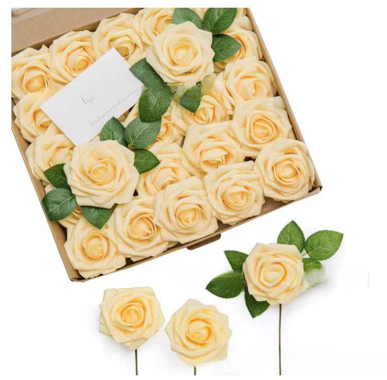 Flores artificiales de rosas
