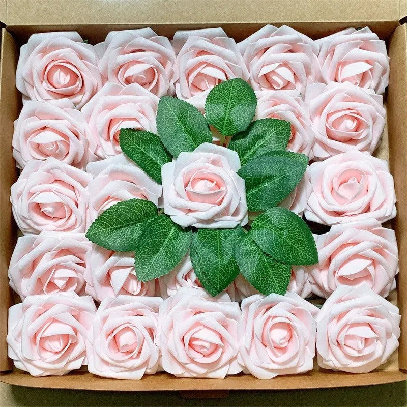 Flores artificiales de rosas