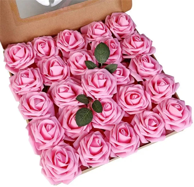 Flores artificiales de rosas