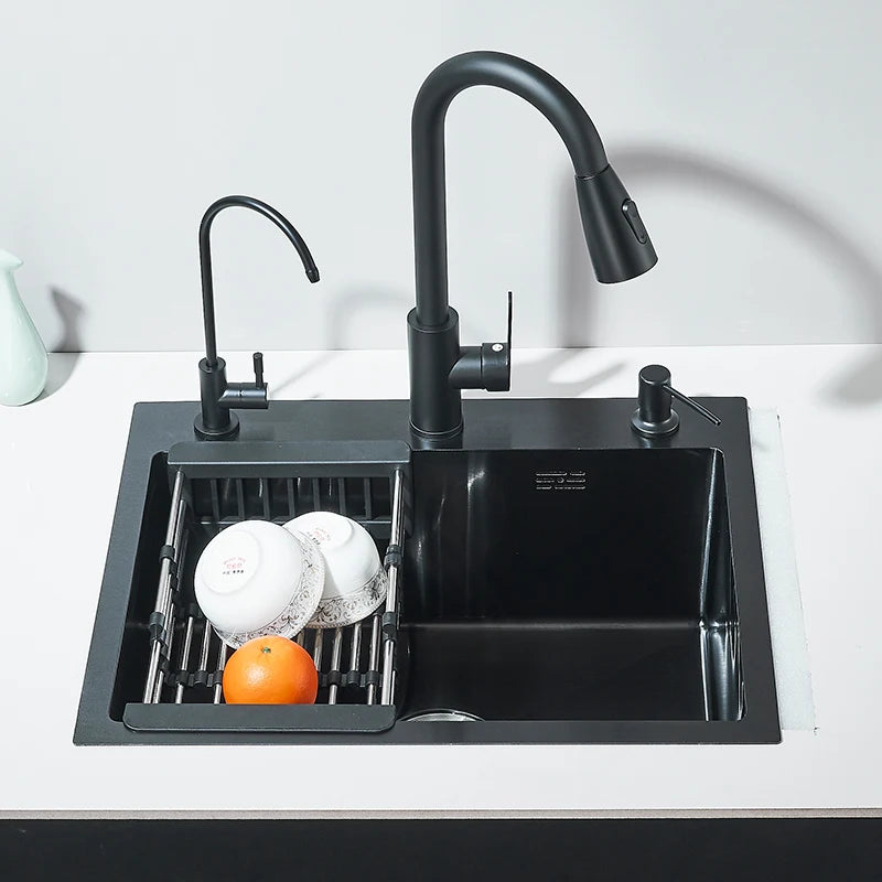 Fregadero de cocina multifunción de acero inoxidable