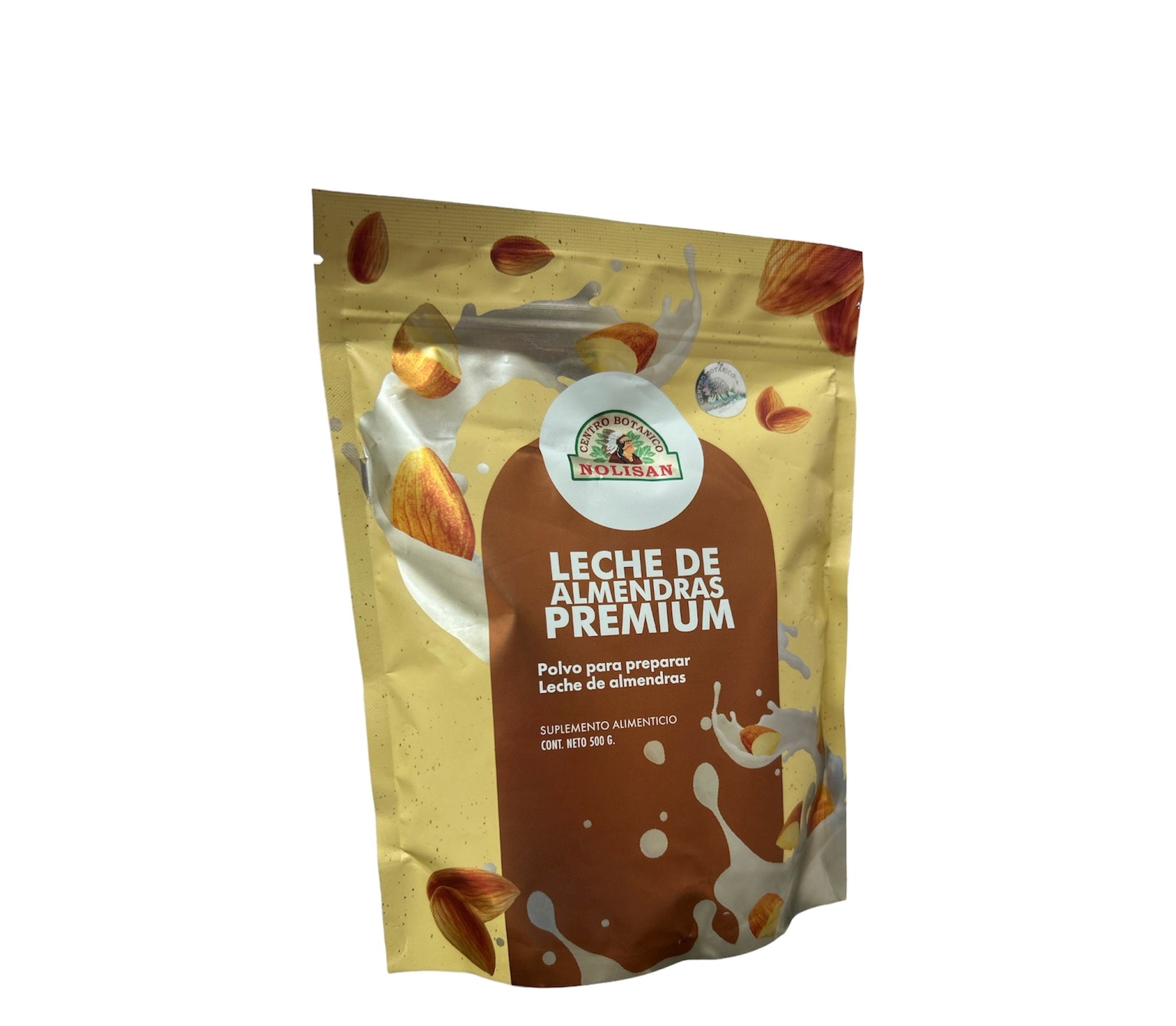 POLVO PARA PREPARAR LECHE DE ALMENDRA PREMIUM 500 GR NOLISAN