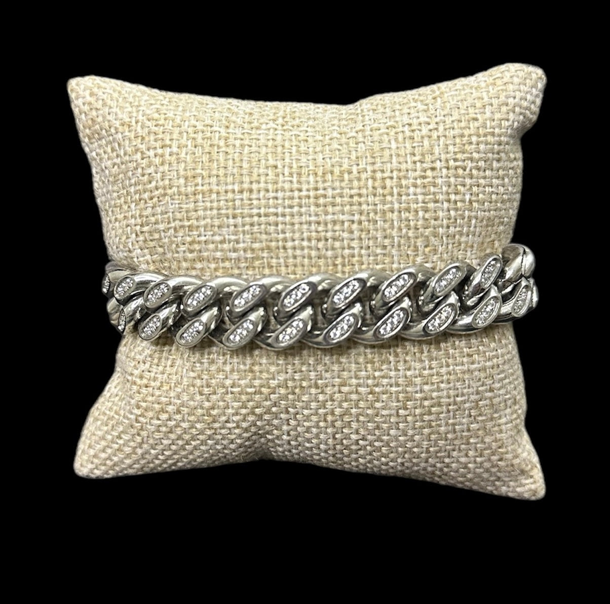 Pulsera Cubana Acero Inoxidable