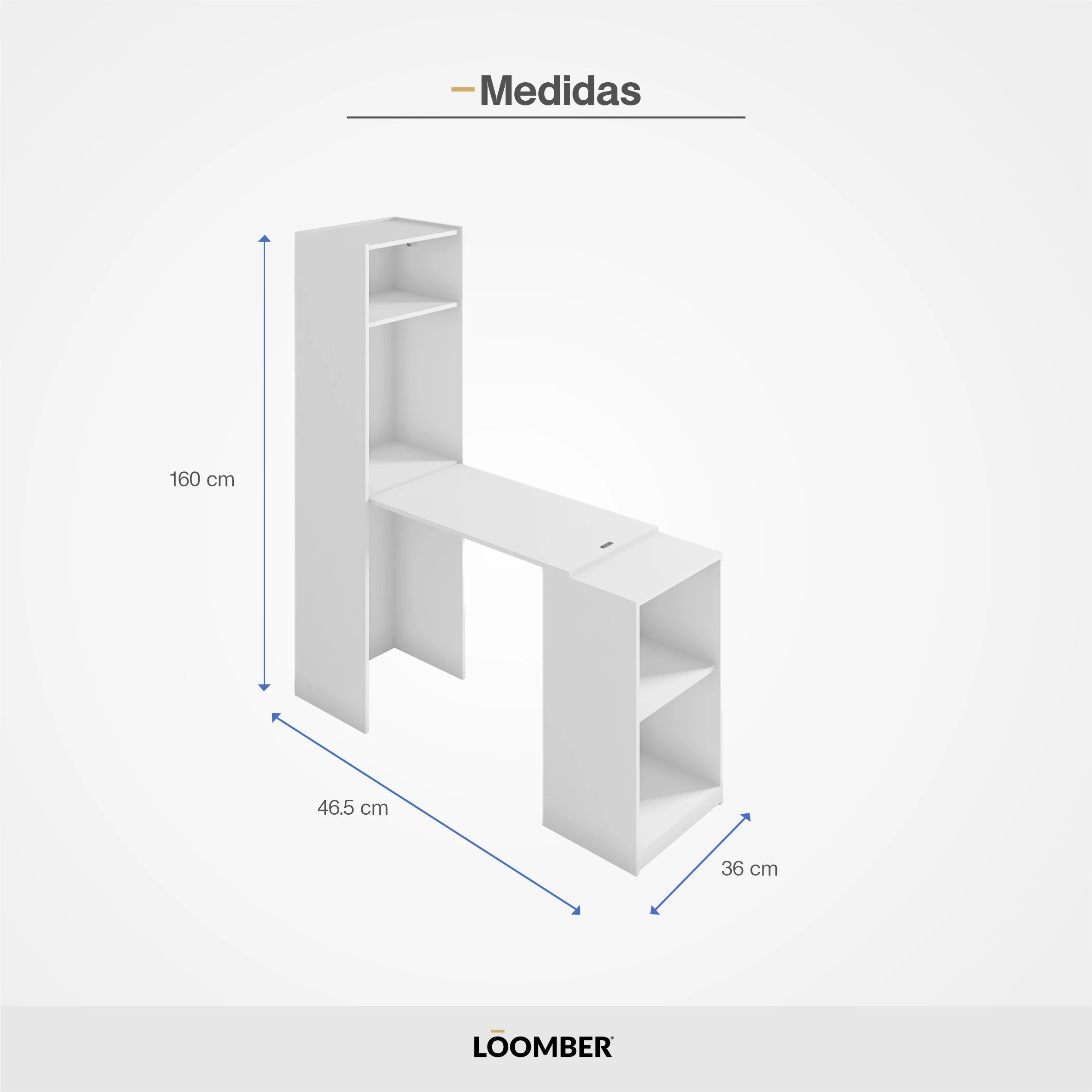Gabinete Multifuncional Goias Blanco Loomber