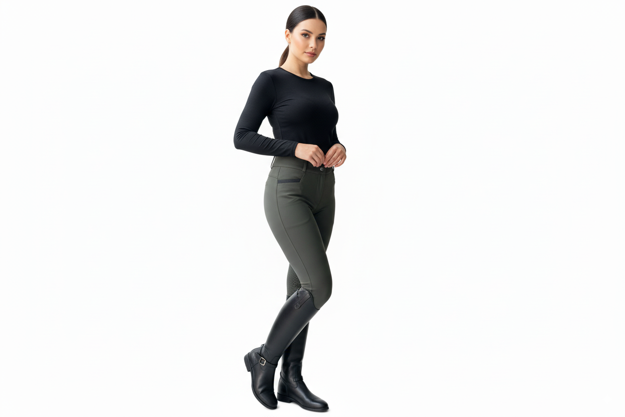 Pantalón De Montar Para Mujer – Breeches Ecuestres Con Tecnologia High Rise