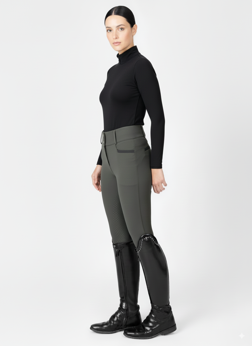 Pantalón De Montar Para Mujer – Breeches Ecuestres Con Tecnologia High Rise