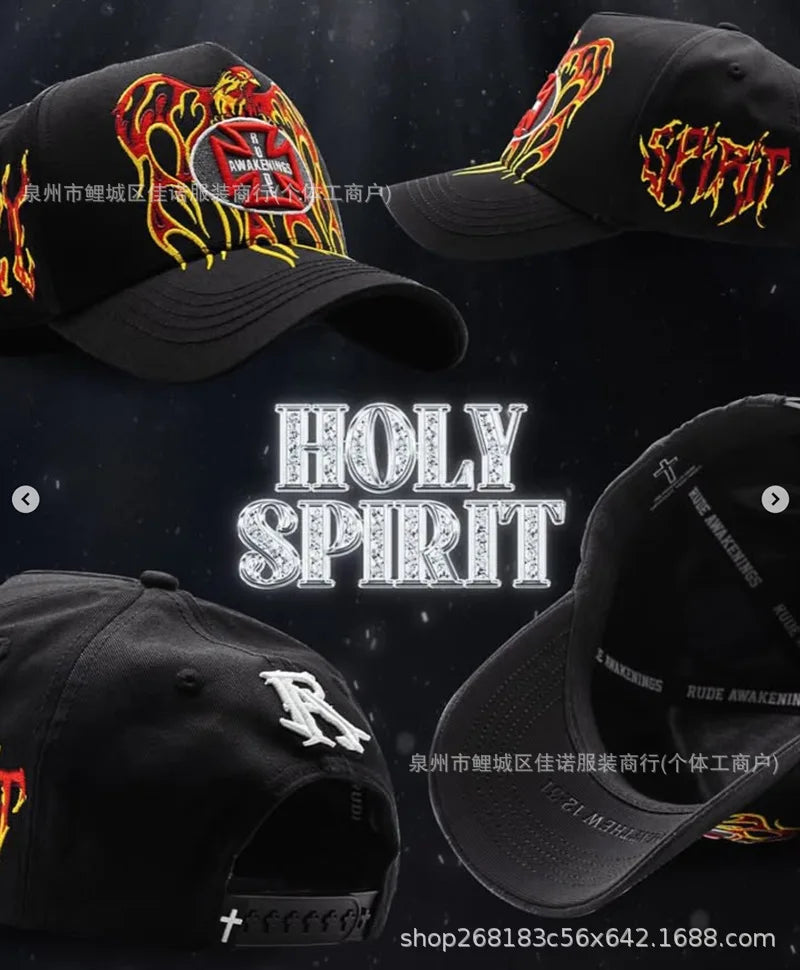 Gorra de Béisbol Ajustable DANDY con Bordado de Letras, Estilo Hip Hop, Moderna, Transpirable, con Protección Solar, Parte Superior Redonda y Flexible