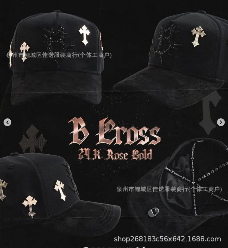 Gorra de Béisbol Ajustable DANDY con Bordado de Letras, Estilo Hip Hop, Moderna, Transpirable, con Protección Solar, Parte Superior Redonda y Flexible