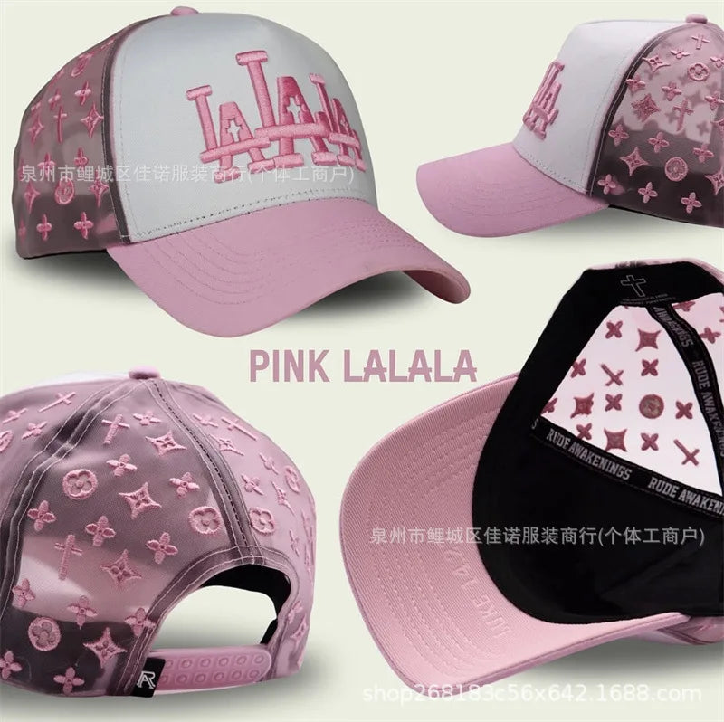 Gorra de Béisbol Ajustable DANDY con Bordado de Letras, Estilo Hip Hop, Moderna, Transpirable, con Protección Solar, Parte Superior Redonda y Flexible