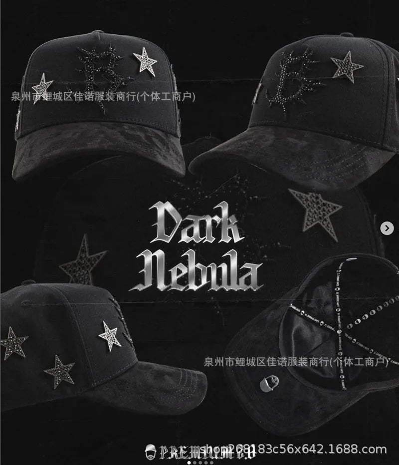 Gorra de Béisbol Ajustable DANDY con Bordado de Letras, Estilo Hip Hop, Moderna, Transpirable, con Protección Solar, Parte Superior Redonda y Flexible