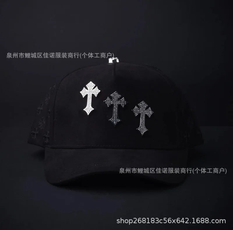 Gorra de Béisbol Ajustable DANDY con Bordado de Letras, Estilo Hip Hop, Moderna, Transpirable, con Protección Solar, Parte Superior Redonda y Flexible