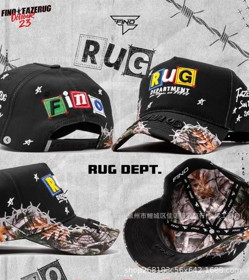 Gorra de Béisbol Ajustable DANDY con Bordado de Letras, Estilo Hip Hop, Moderna, Transpirable, con Protección Solar, Parte Superior Redonda y Flexible