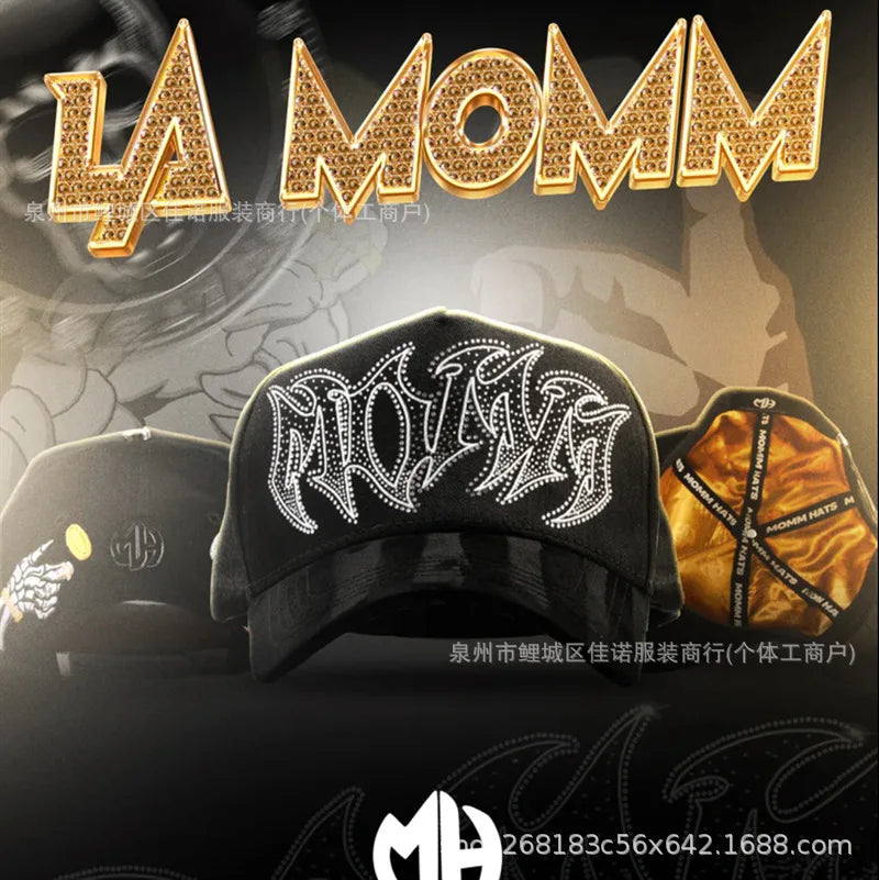 Gorra de Béisbol Ajustable DANDY con Bordado de Letras, Estilo Hip Hop, Moderna, Transpirable, con Protección Solar, Parte Superior Redonda y Flexible