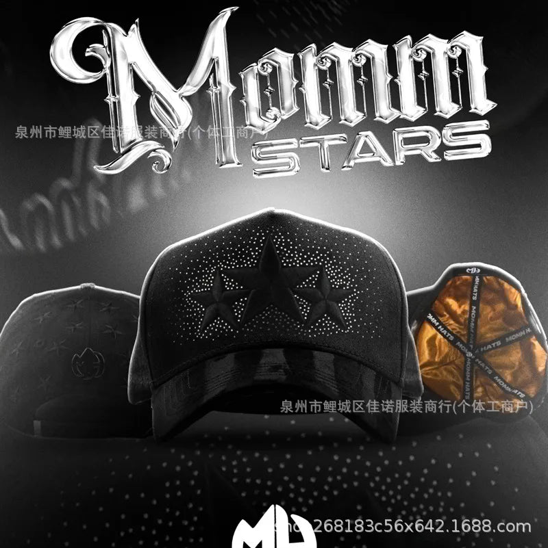 Gorra de Béisbol Ajustable DANDY con Bordado de Letras, Estilo Hip Hop, Moderna, Transpirable, con Protección Solar, Parte Superior Redonda y Flexible