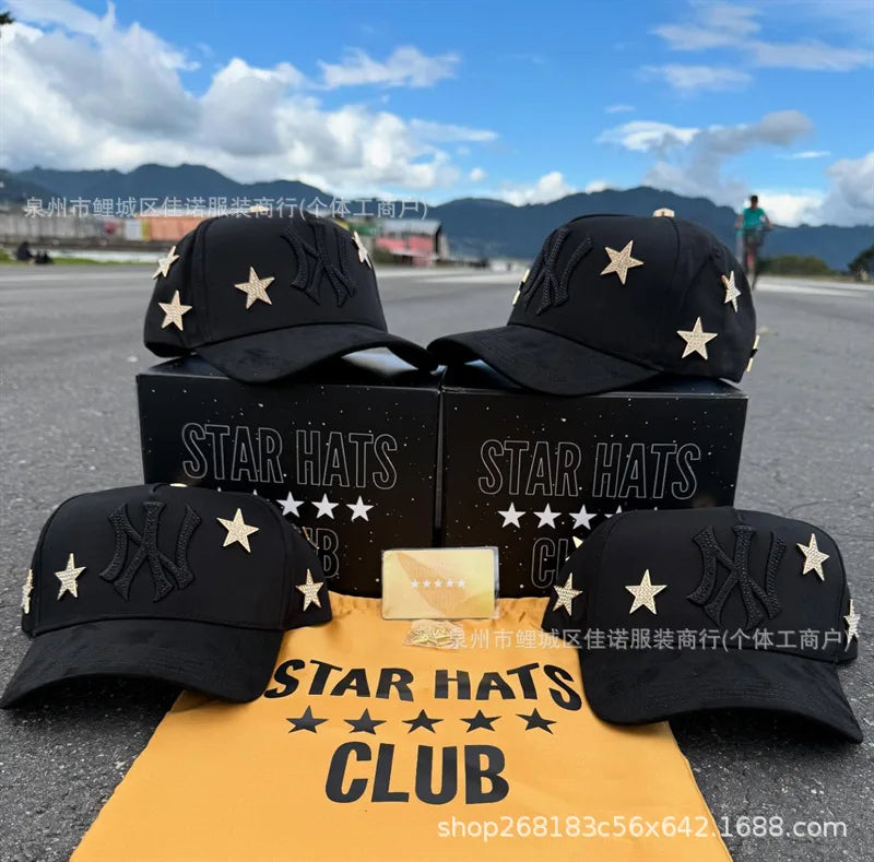 Gorra de Béisbol Ajustable DANDY con Bordado de Letras, Estilo Hip Hop, Moderna, Transpirable, con Protección Solar, Parte Superior Redonda y Flexible