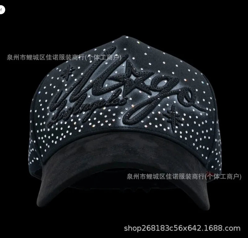 Gorra de Béisbol Ajustable DANDY con Bordado de Letras, Estilo Hip Hop, Moderna, Transpirable, con Protección Solar, Parte Superior Redonda y Flexible