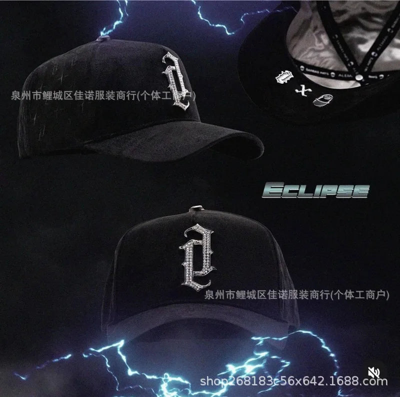 Gorra de Béisbol Ajustable DANDY con Bordado de Letras, Estilo Hip Hop, Moderna, Transpirable, con Protección Solar, Parte Superior Redonda y Flexible