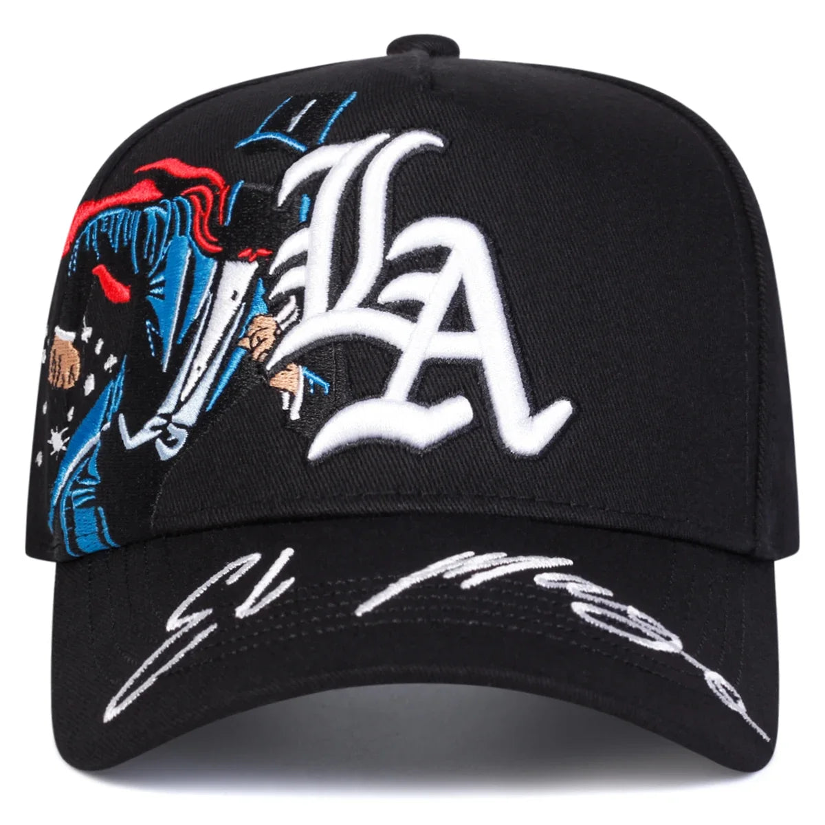 Gorras de Béisbol Bordadas con Diseño Gótico