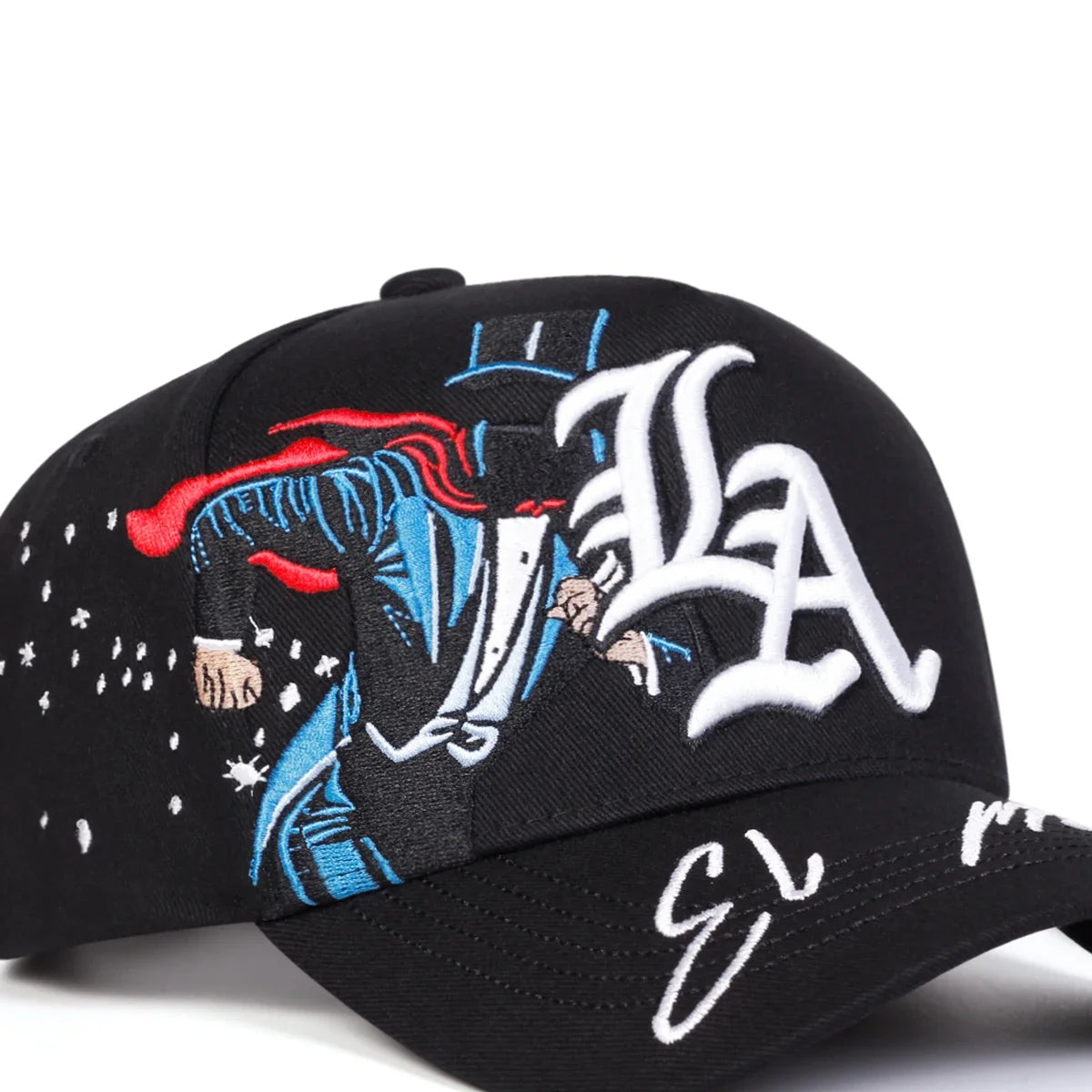 Gorras de Béisbol Bordadas con Diseño Gótico