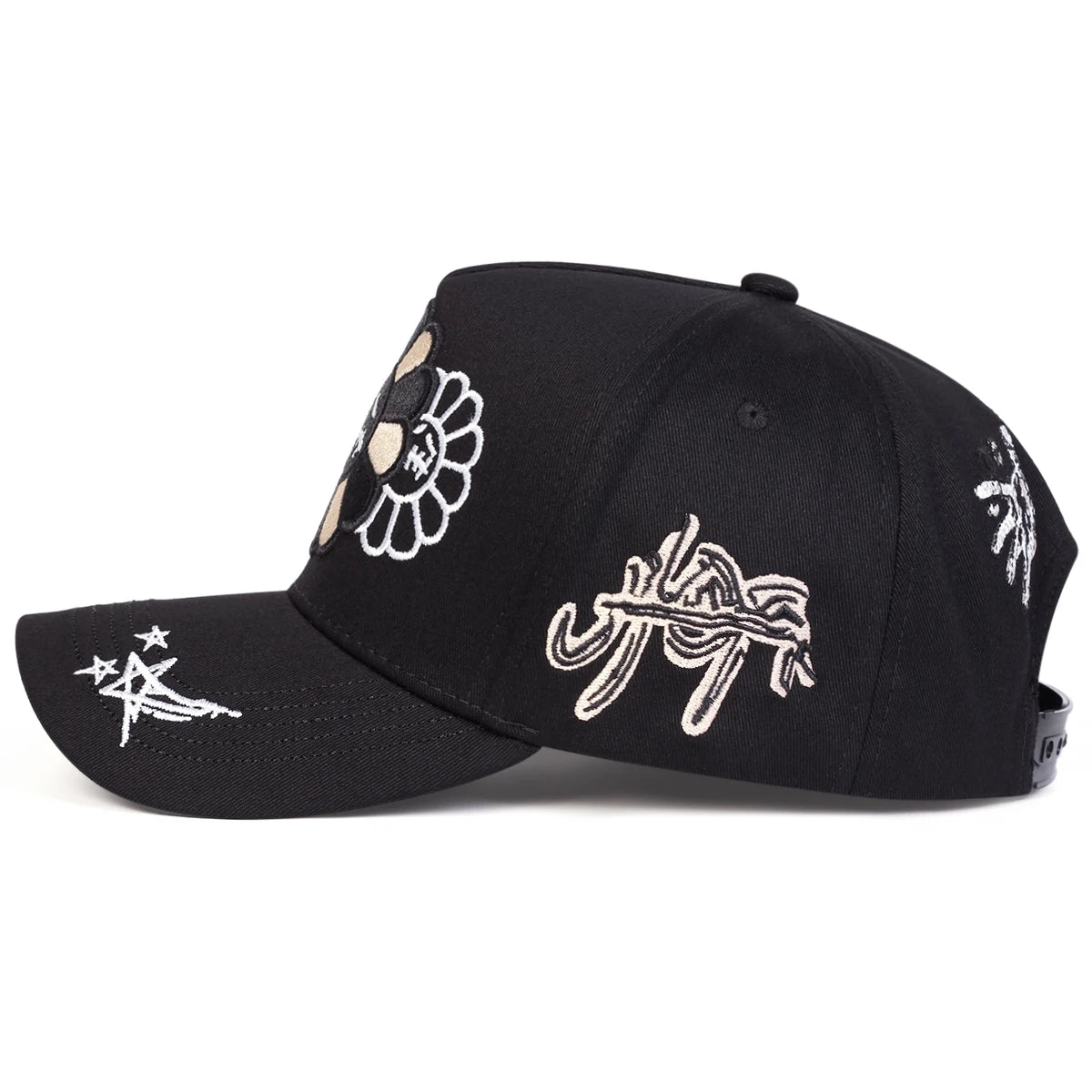 Gorras de béisbol unisex con bordado de girasoles