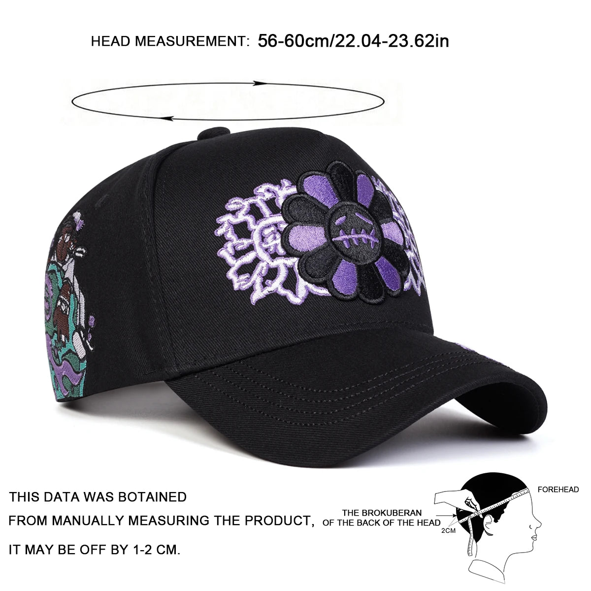 Gorras de béisbol unisex con bordado