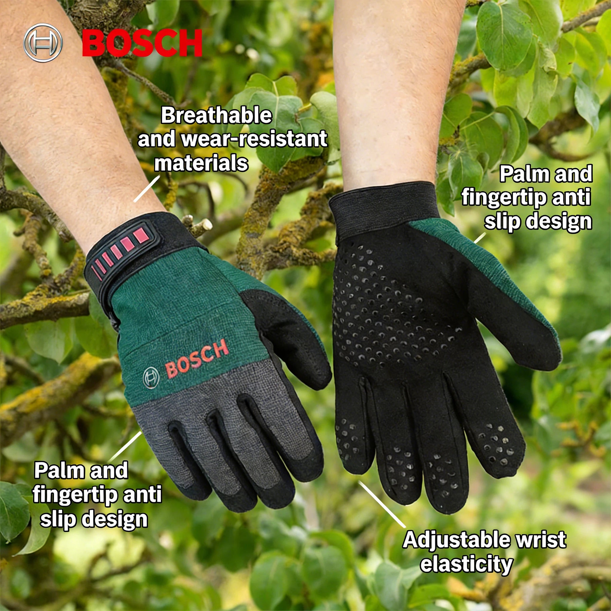 Guantes hortícolas Bosch