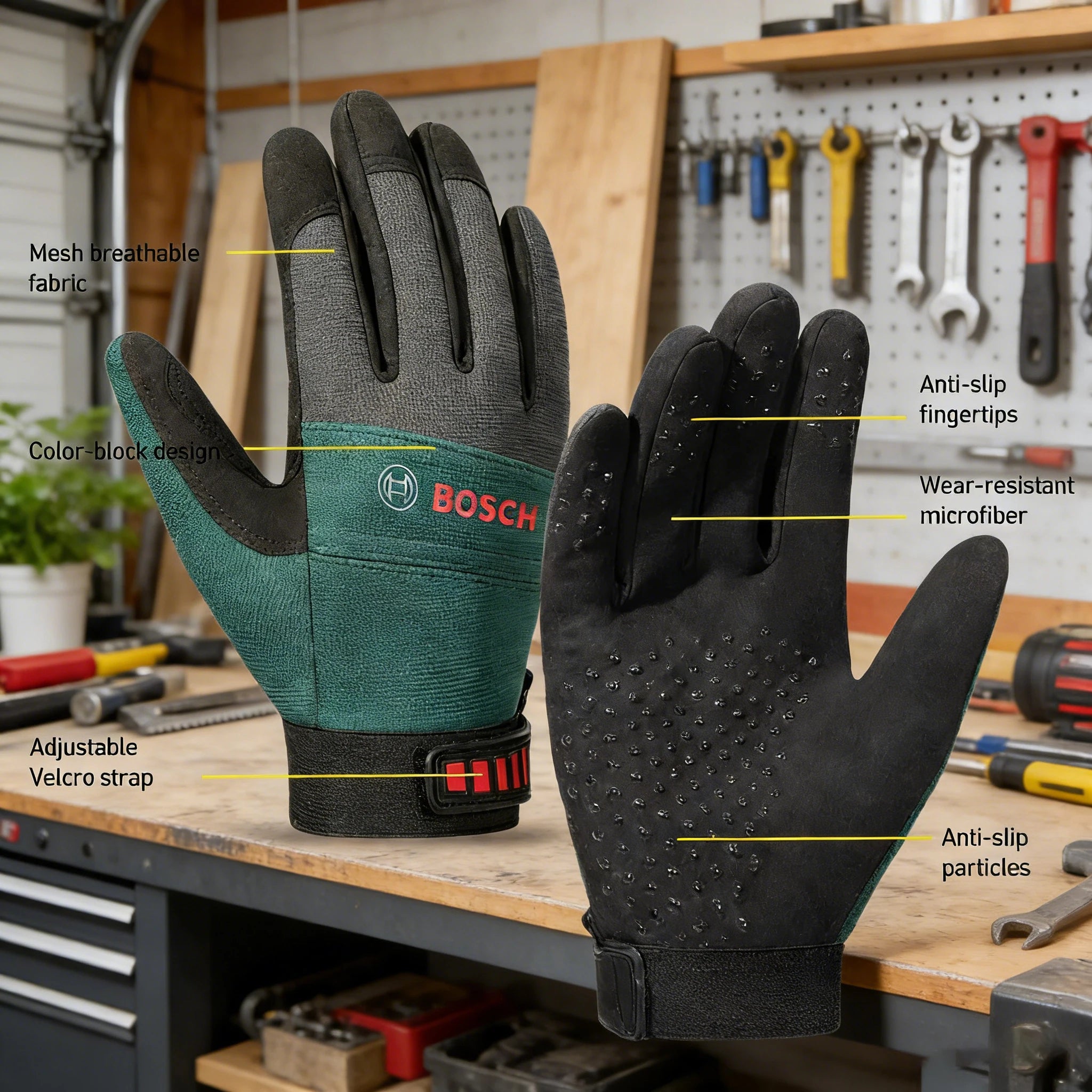 Guantes hortícolas Bosch