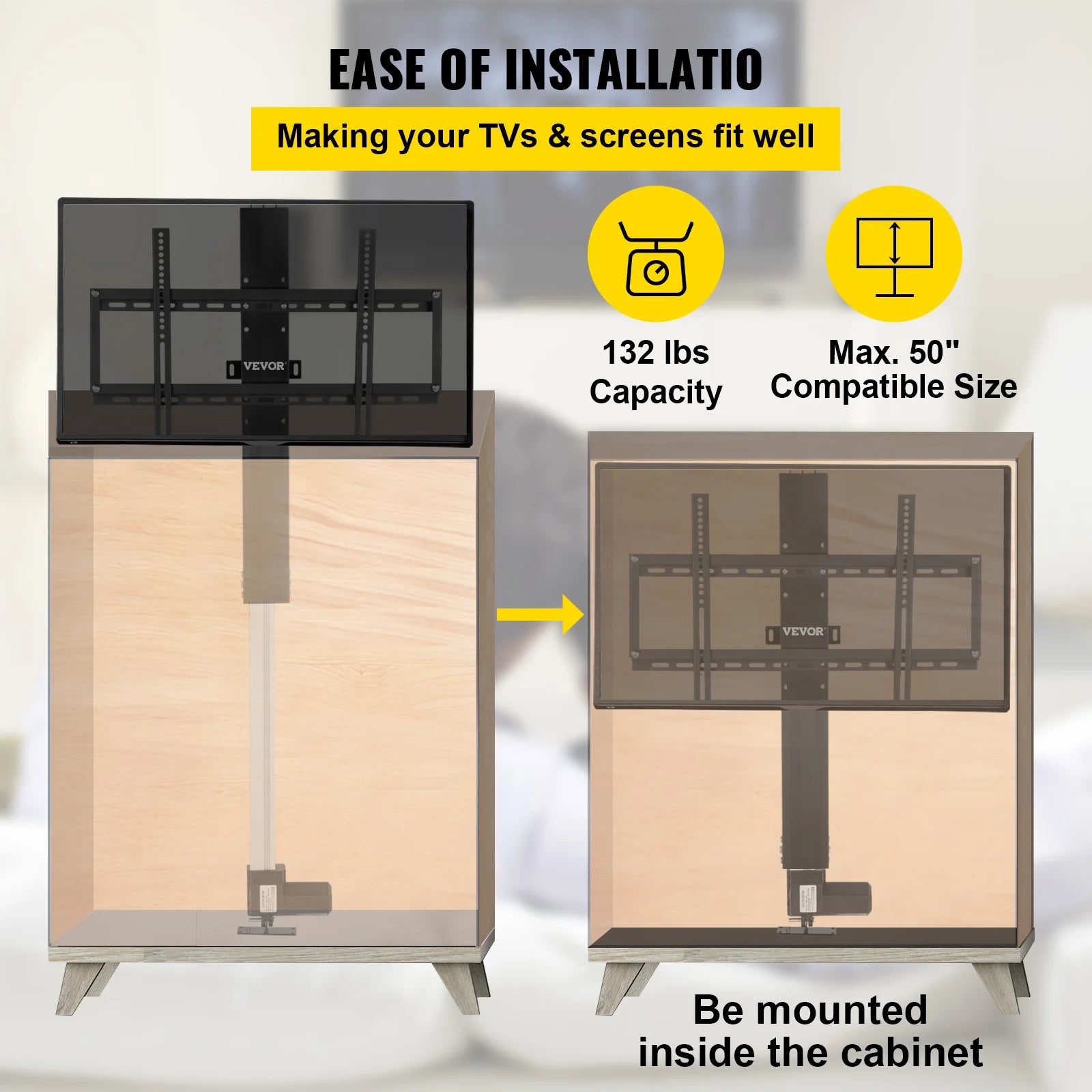 Guellin Soporte de Base para TV 71-127cm/28-50