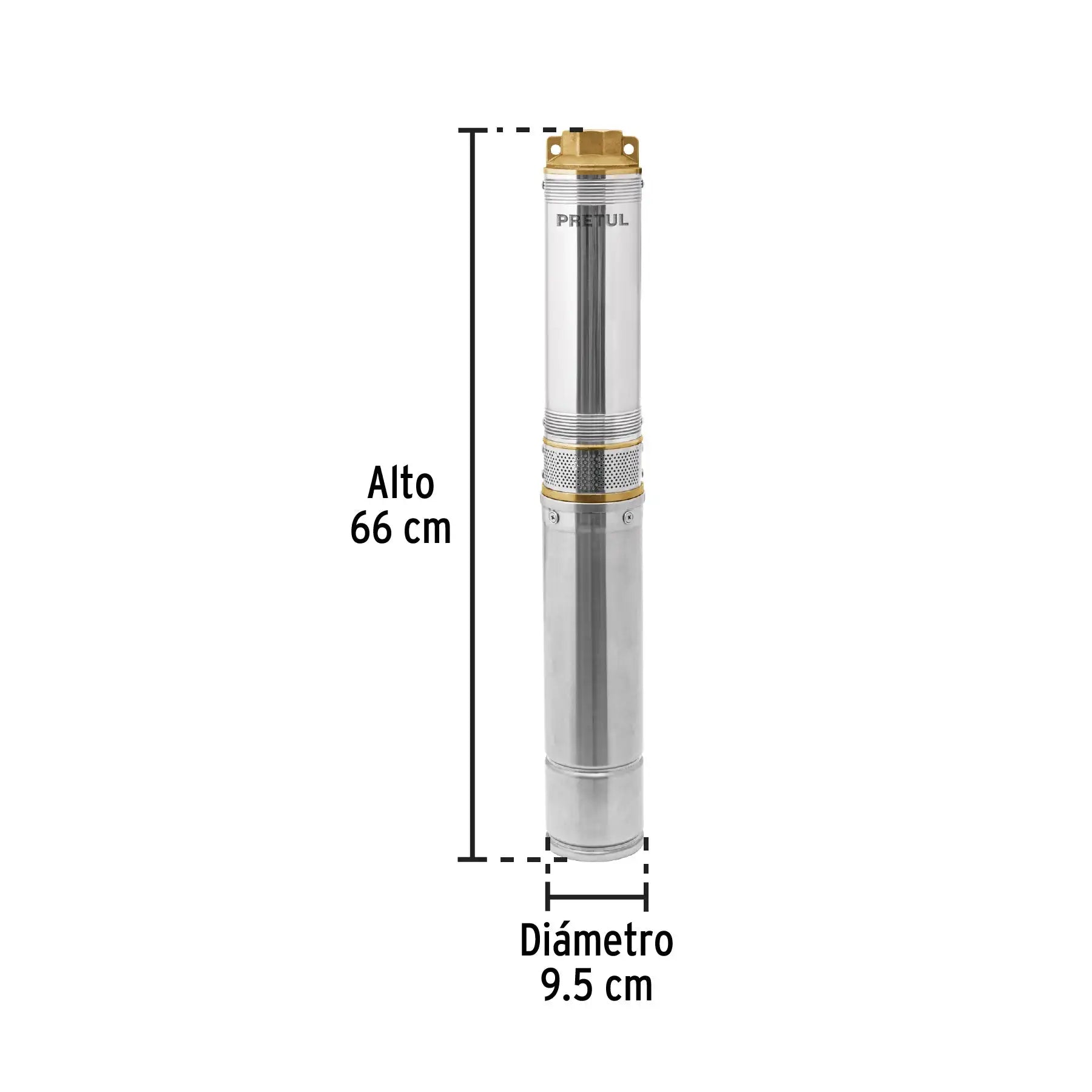 28203 Bomba de bala sumergible de 1HP