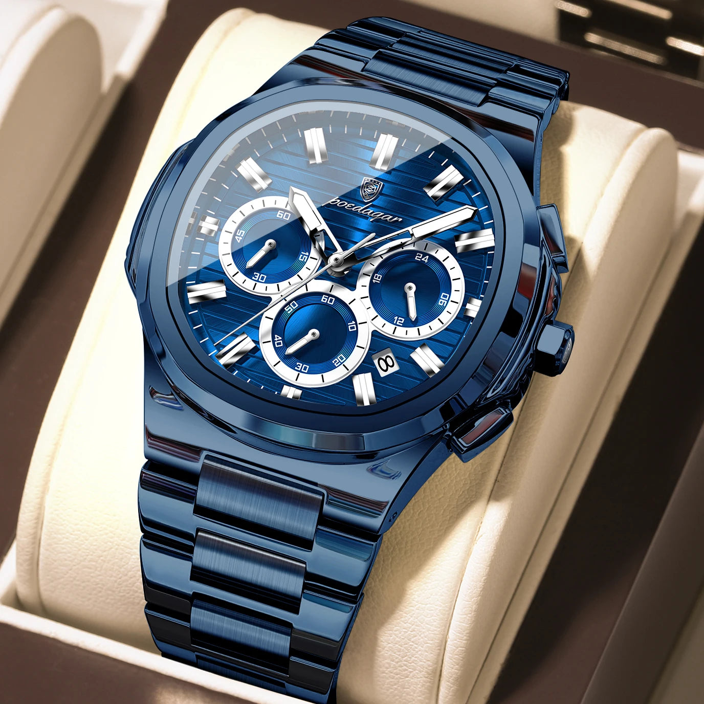 Reloj de Cuarzo Luminoso para Hombre