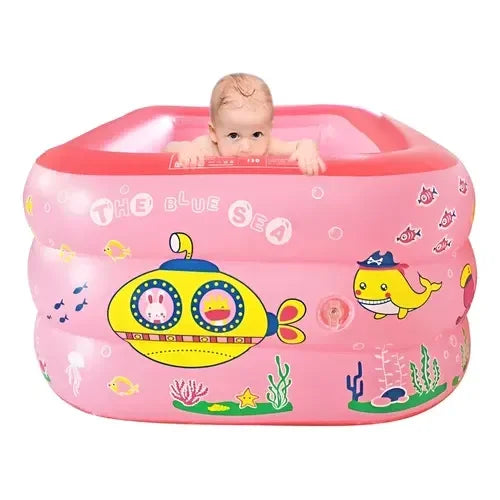 Piscina Inflable de Verano, 130*90*50 cm, Resistente