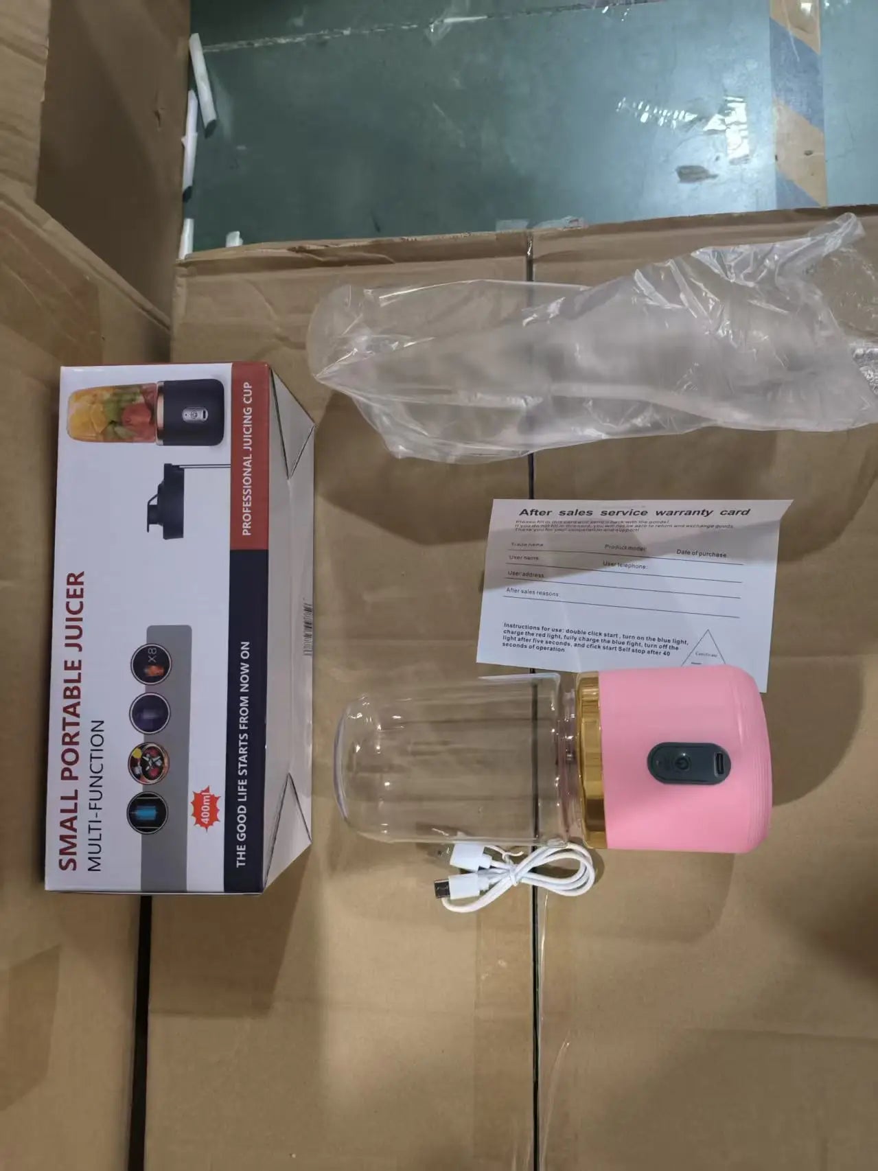 Licuadora Eléctrica Portátil
