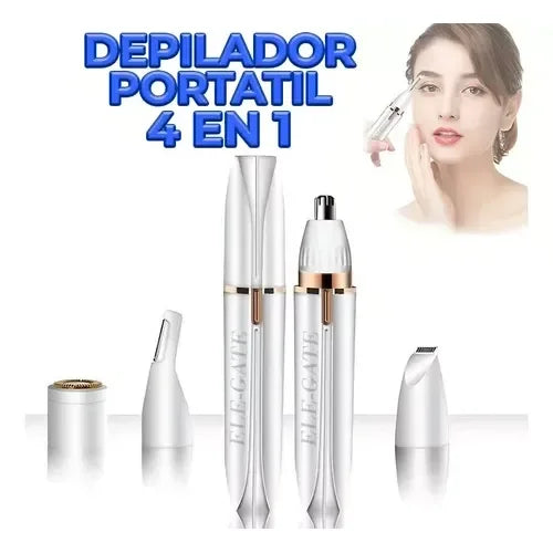 Depiladora Facial 4 en 1 Ideal para Embellecimiento Unisex