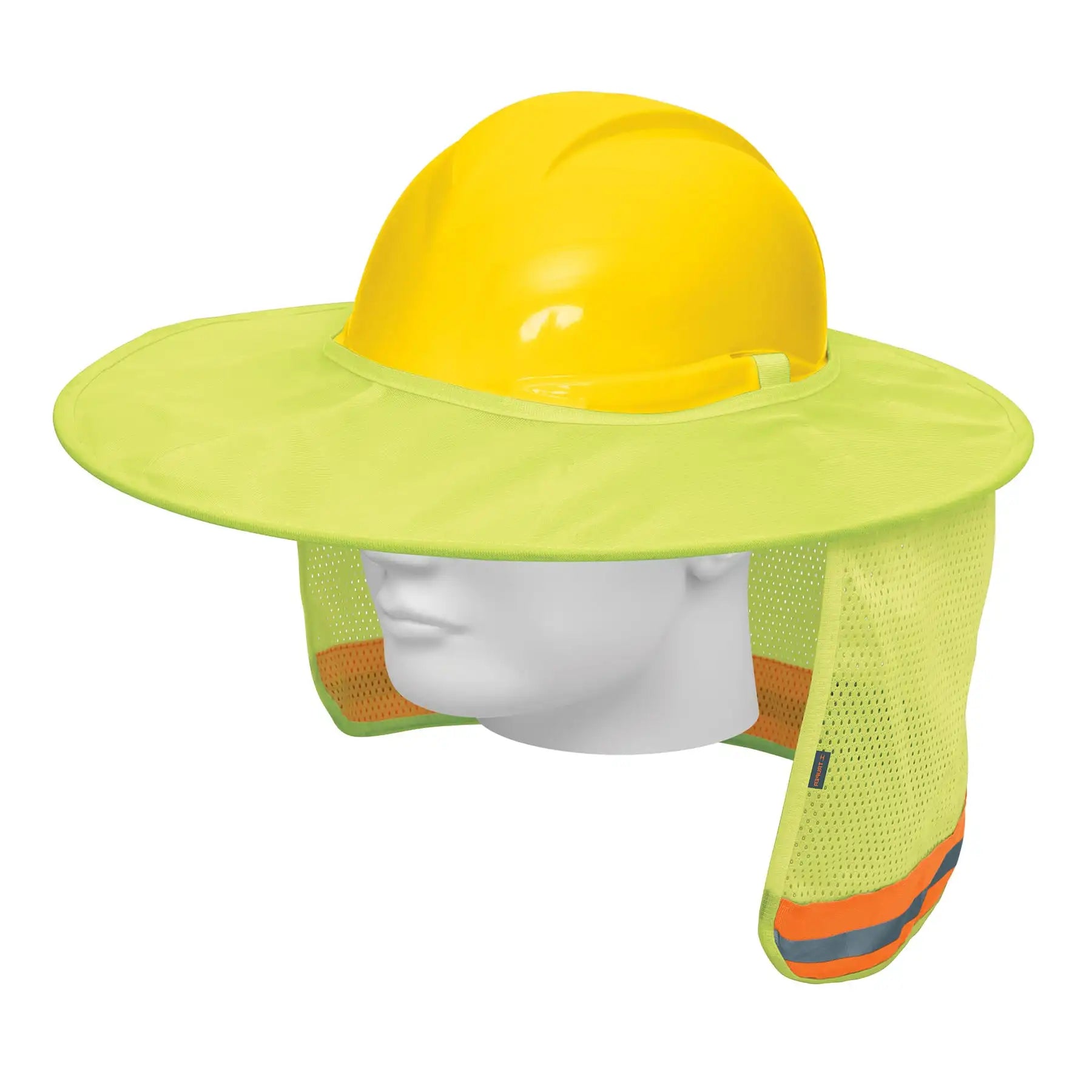 Truper-Protector solar plegable verde para cascos