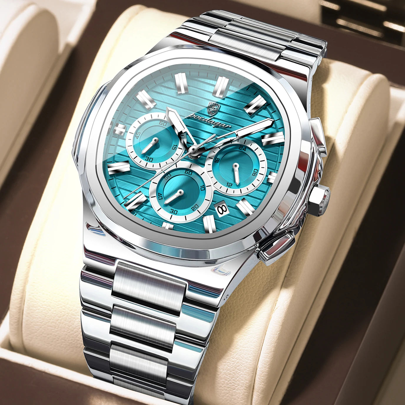 Reloj de Cuarzo Luminoso para Hombre