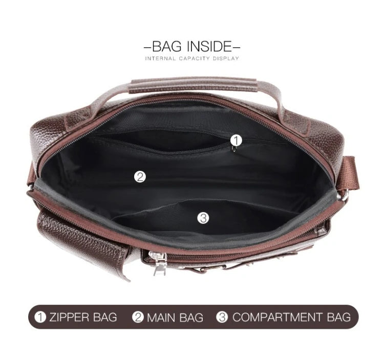 Bolso de hombro para hombre WEIXIER