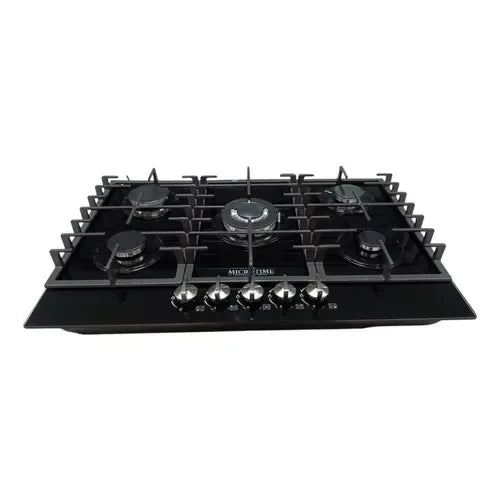 Plancha de Cocina Shorbull de 5 Quemadores con Vidrio Templado Incluida