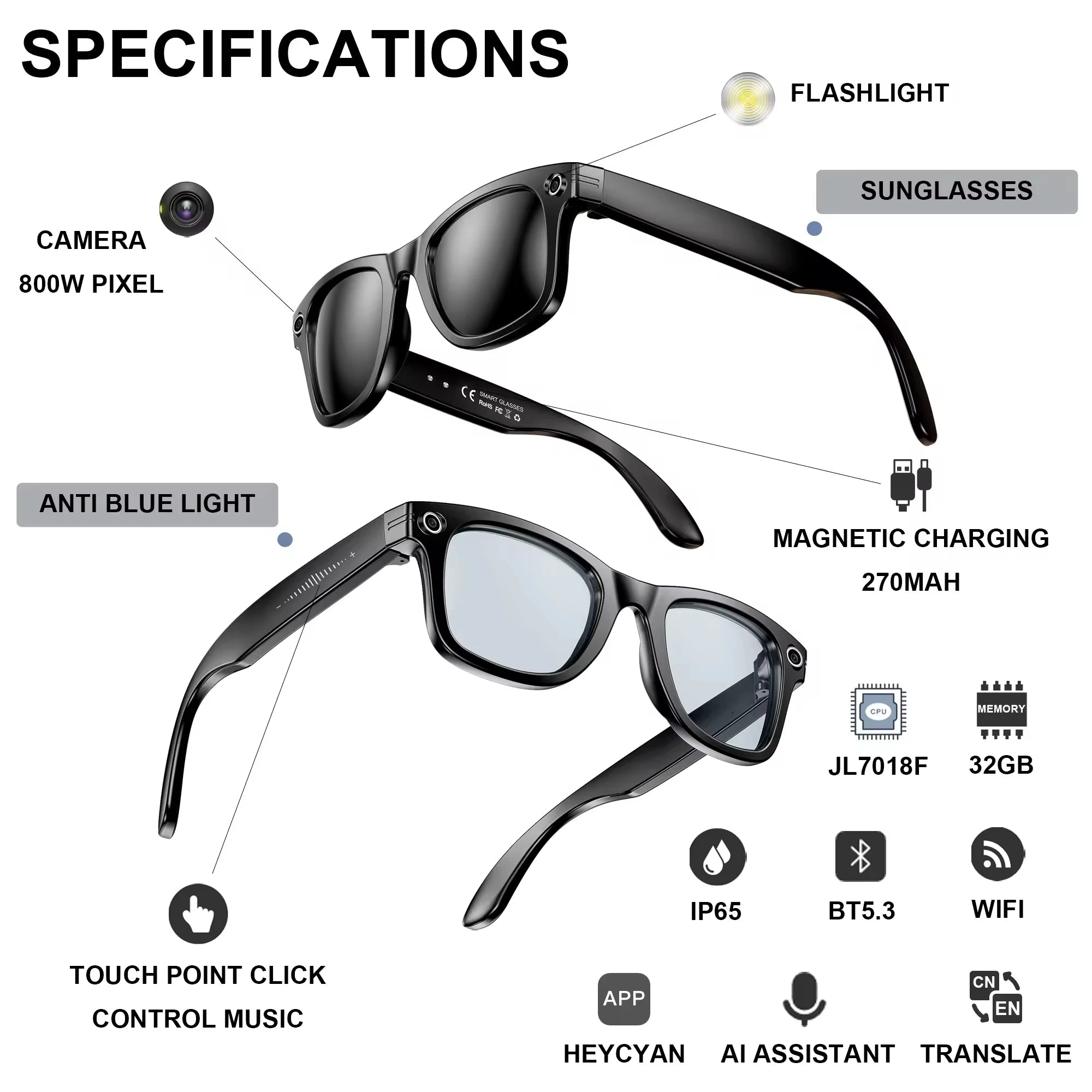 Gafas Inteligentes W610