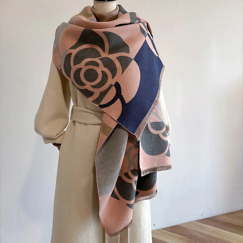 Bufanda/Chal cálida de invierno para mujer