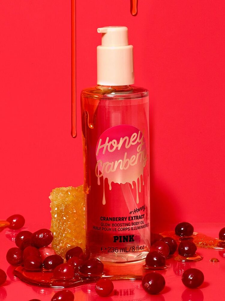 Pink - Honey Cranberry Extract Gloe-boosting Body Oil 236 Ml.