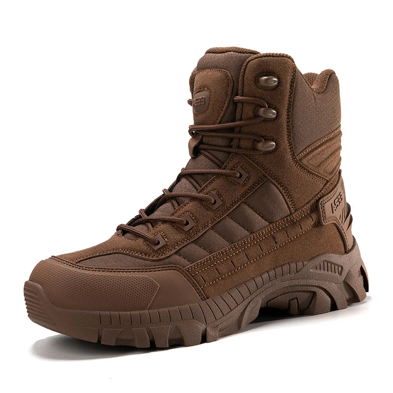 Botas de Caza y Senderismo Impermeables de Desierto