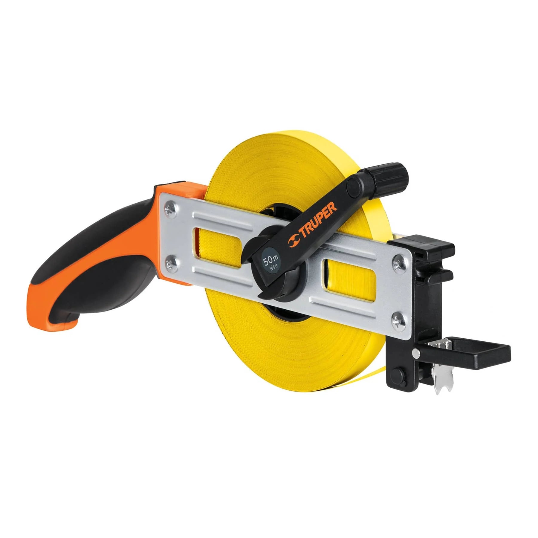 Truper-Cinta métrica de acero inoxidable con hoja, material ABS, sistema métrico e imperial, largo, 50 m