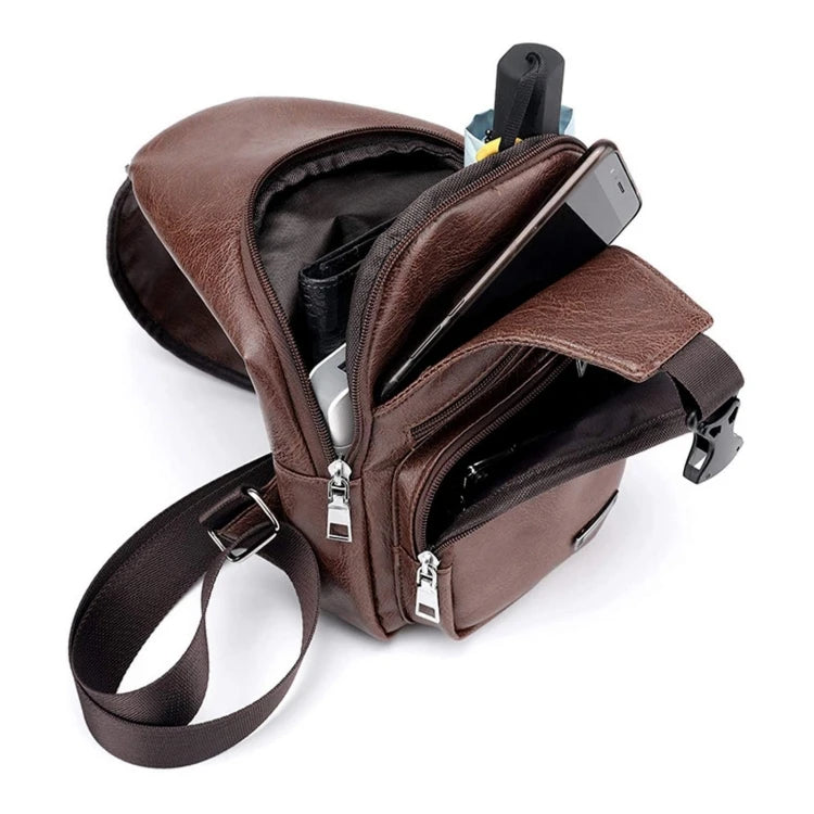 Bolso de Hombro de Piel