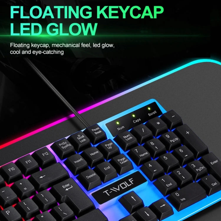 Juego de teclado y ratón USB