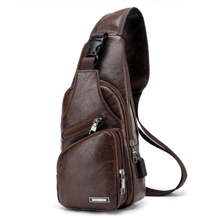 Bolso de Hombro de Piel