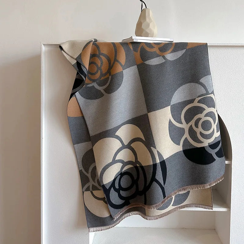 Bufanda/Chal cálida de invierno para mujer