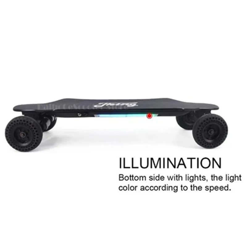 Patinete eléctrico de cuatro ruedas