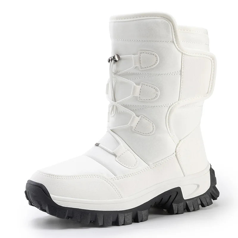 Botas de nieve de caña alta para mujer