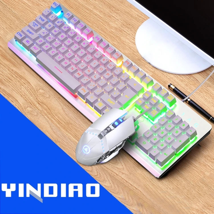 Teclado + Ratón Blanco