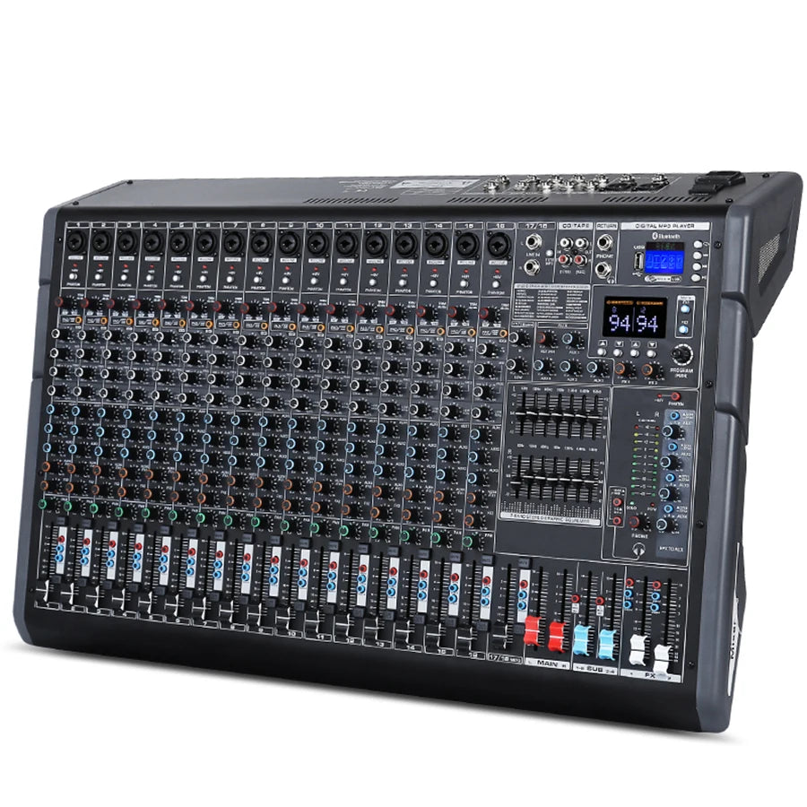 Mezclador de Audio Profesional Biner PG18 de 18 Canales